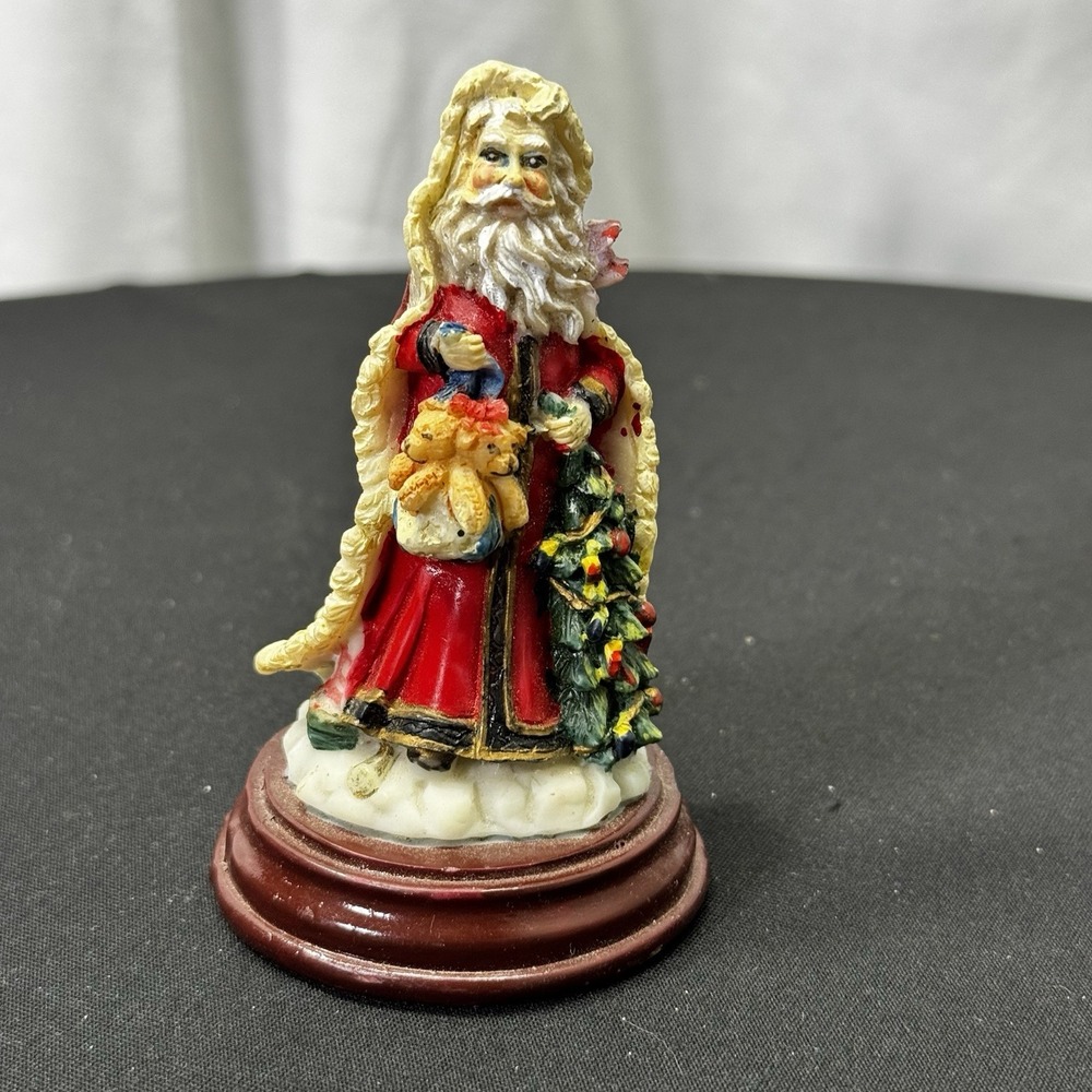 Santa Figurine Kirkland Cedar Creek Collection Resin #2: 2337828622 4 inch tal
